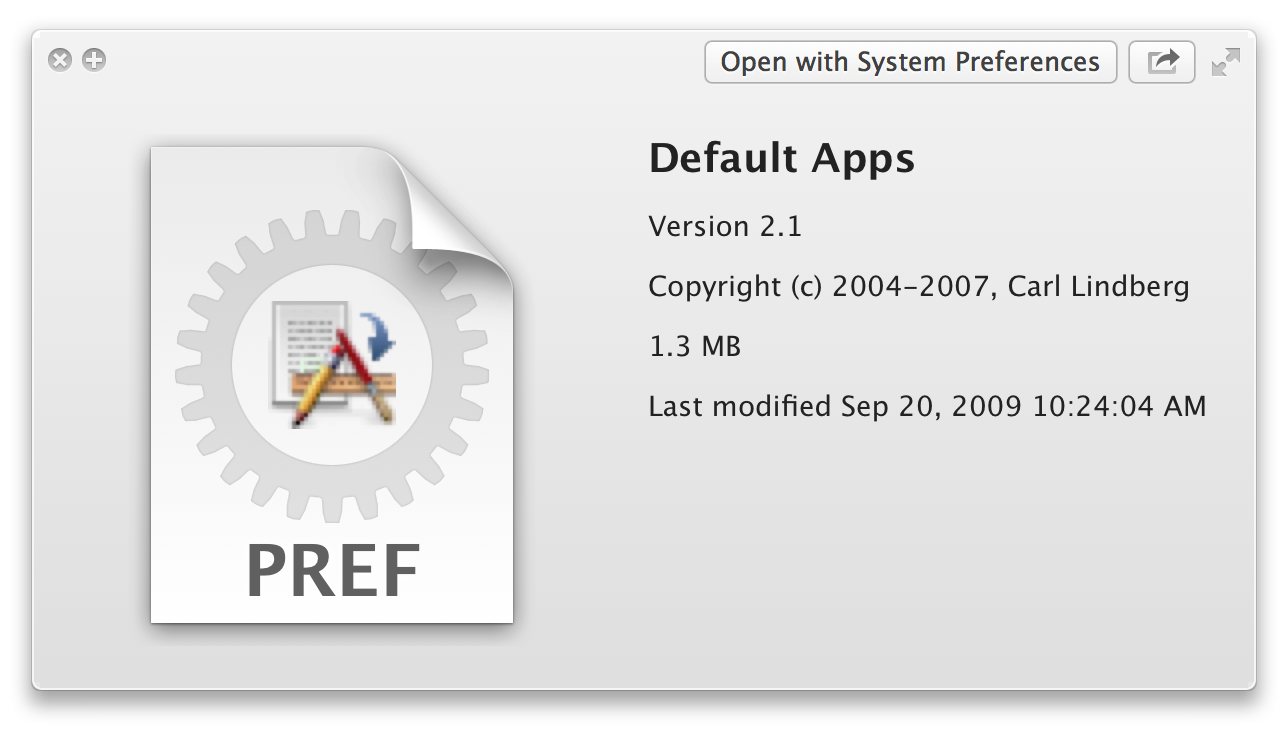 RCDefaultApp – 맥 OS X의 기본 연결 프로그램 변경하기 | draftnine
